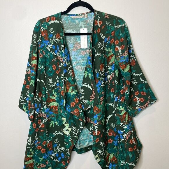 Soft Surroundings Cottage Garden Topper Open Front Cardigan XS - Picture 3 of 9